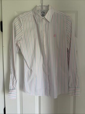 Women’s Brooks Brothers Striped Blouse Size 8